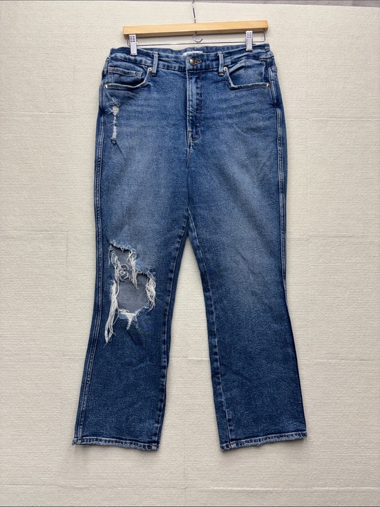 Good American Denim - Good American good curve Distressed Blue Women’s Jeans 15 33